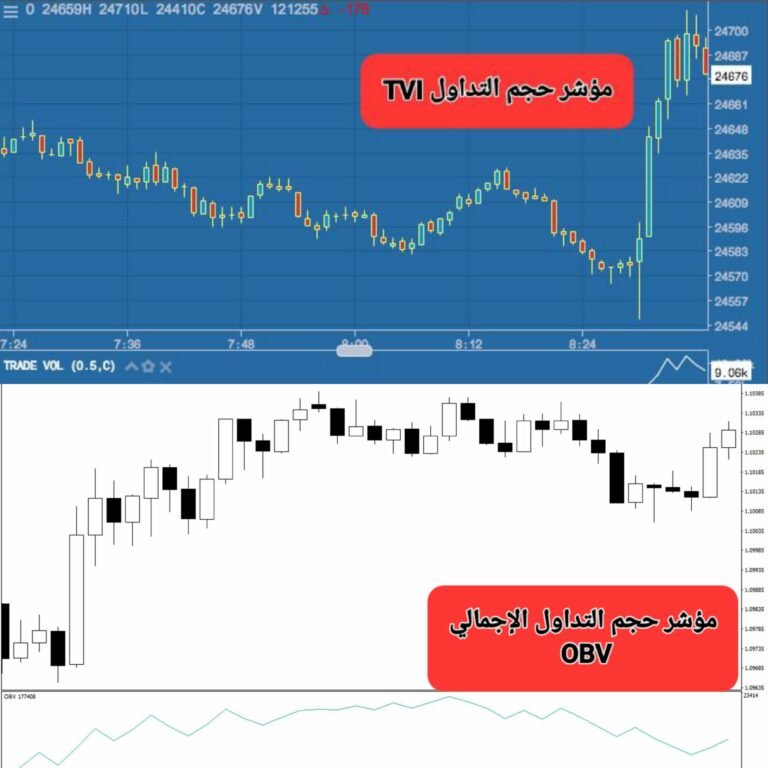 مُؤشِرَي حجم التداول TVI وحجم التداول الإجمالي OBV