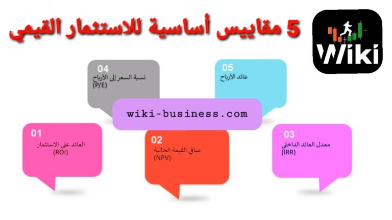 اكتشف أهم 5 مقاييس أساسية للاستثمار القيمي ، والتي يتم استخدامها لتحديد الأسهم المقومة بأقل من قيمتها وتحقيق أرباح.